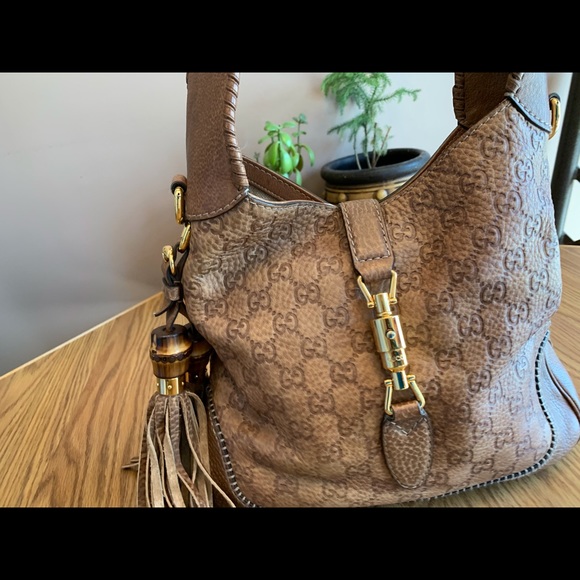 Gucci Bags Gucci Brown Leather Jackie Kennedy Bag Poshmark